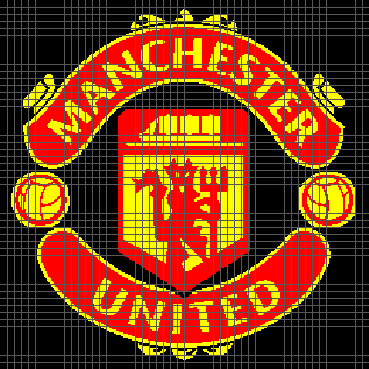 Manchester united pärlplatta
