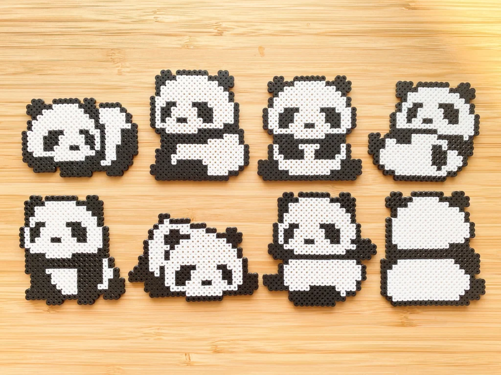 Panda pärlplatta