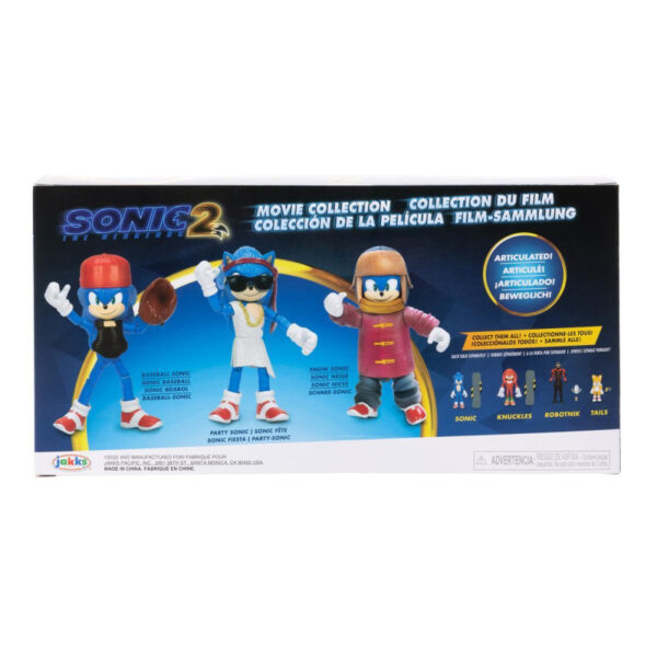 SONIC 2 MOVIE COLLECTION FIGURE PACK 10CM